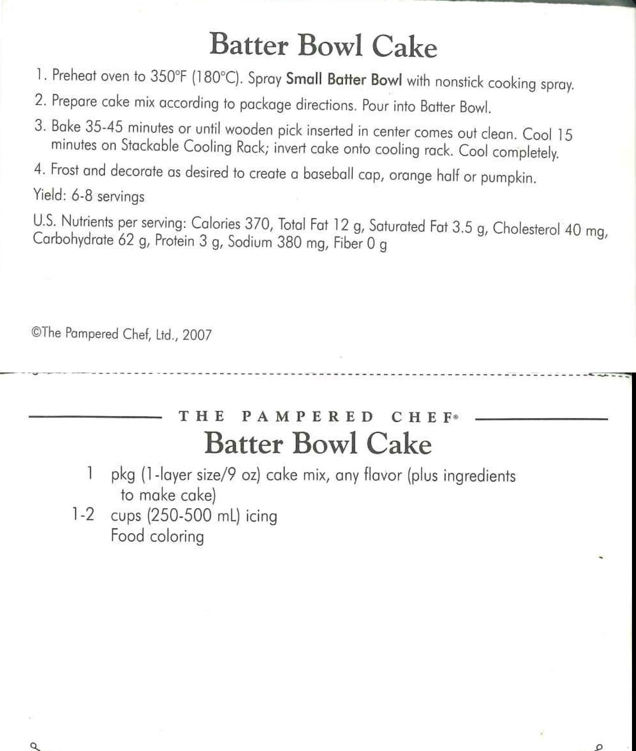 Recipe