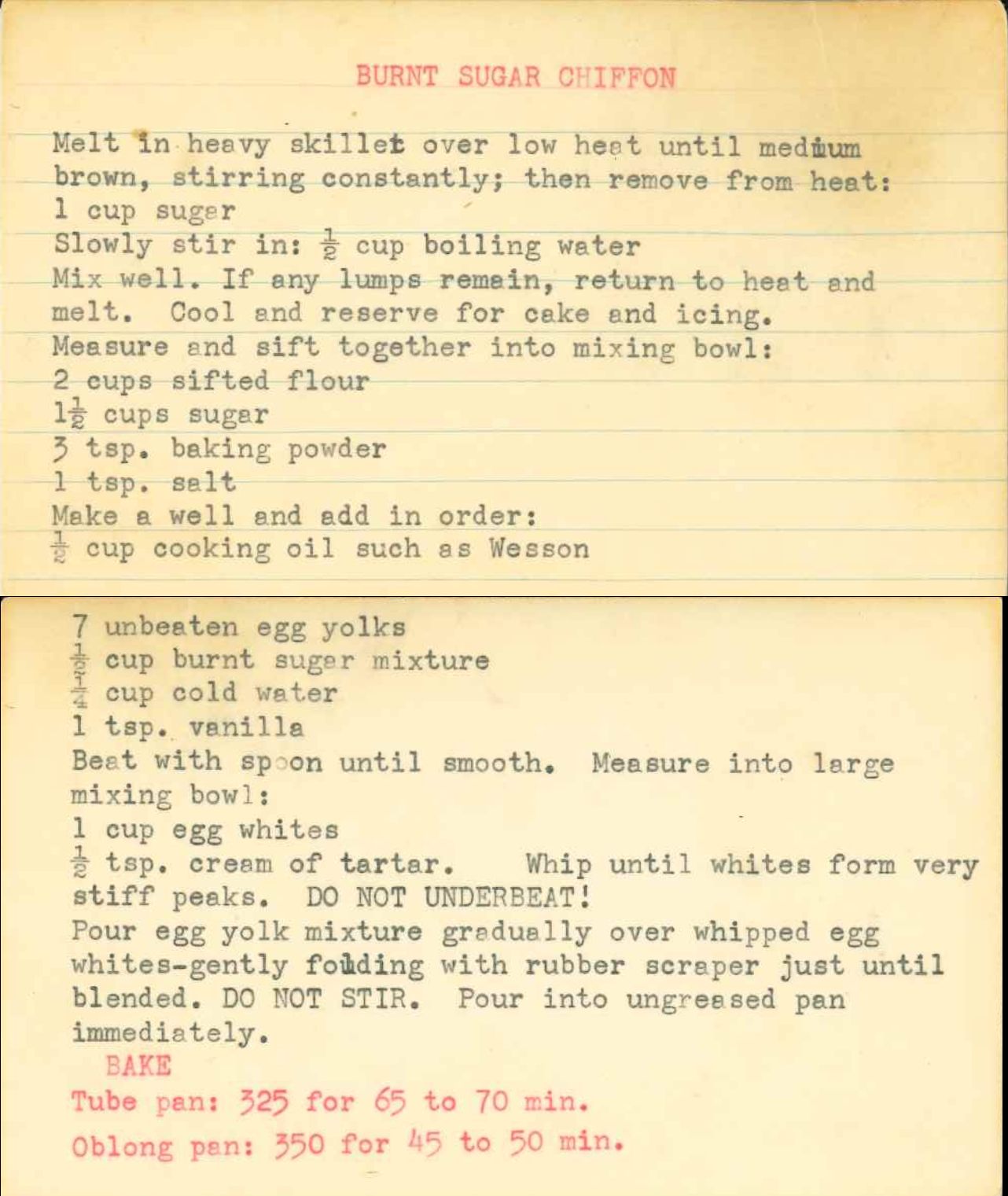 Recipe