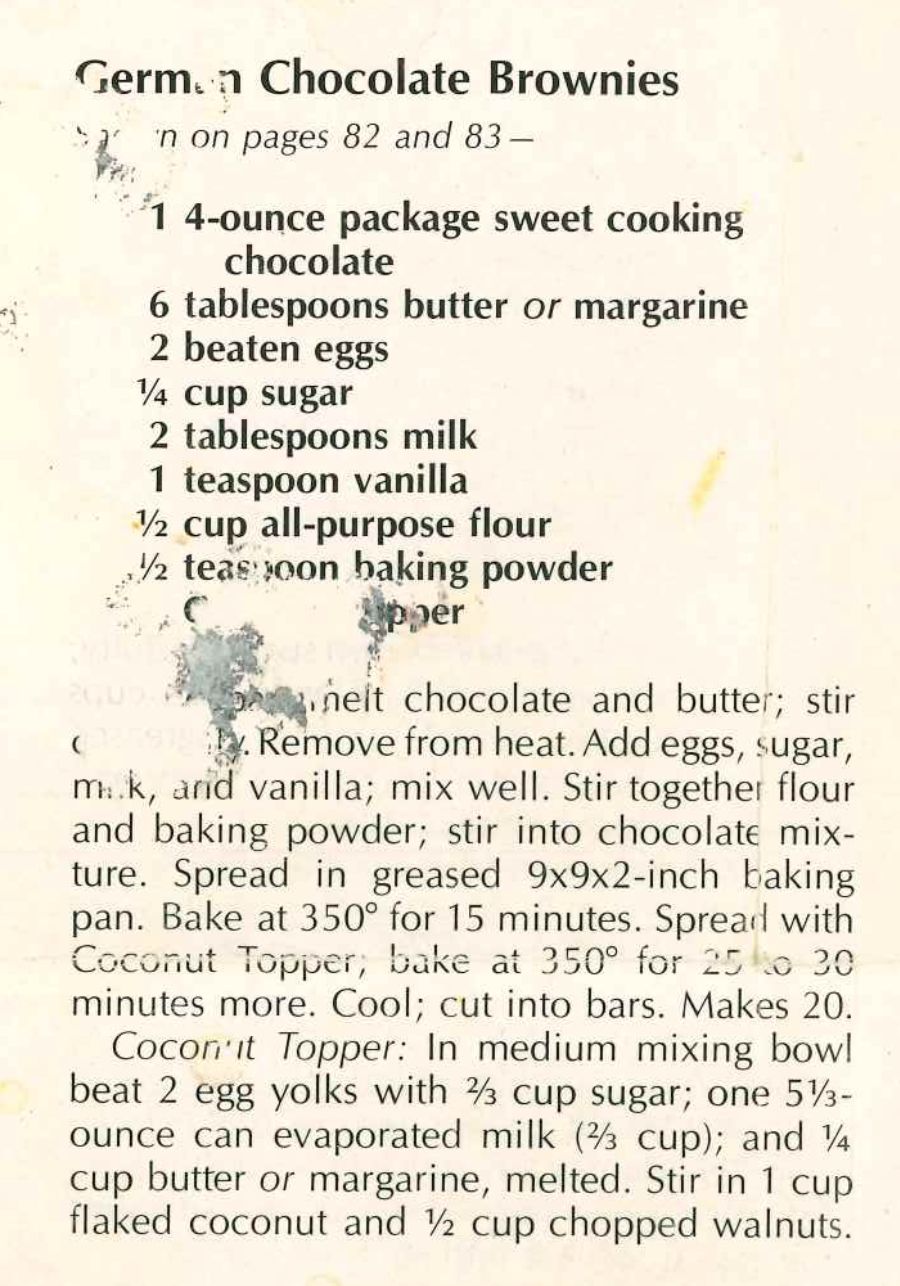 Recipe