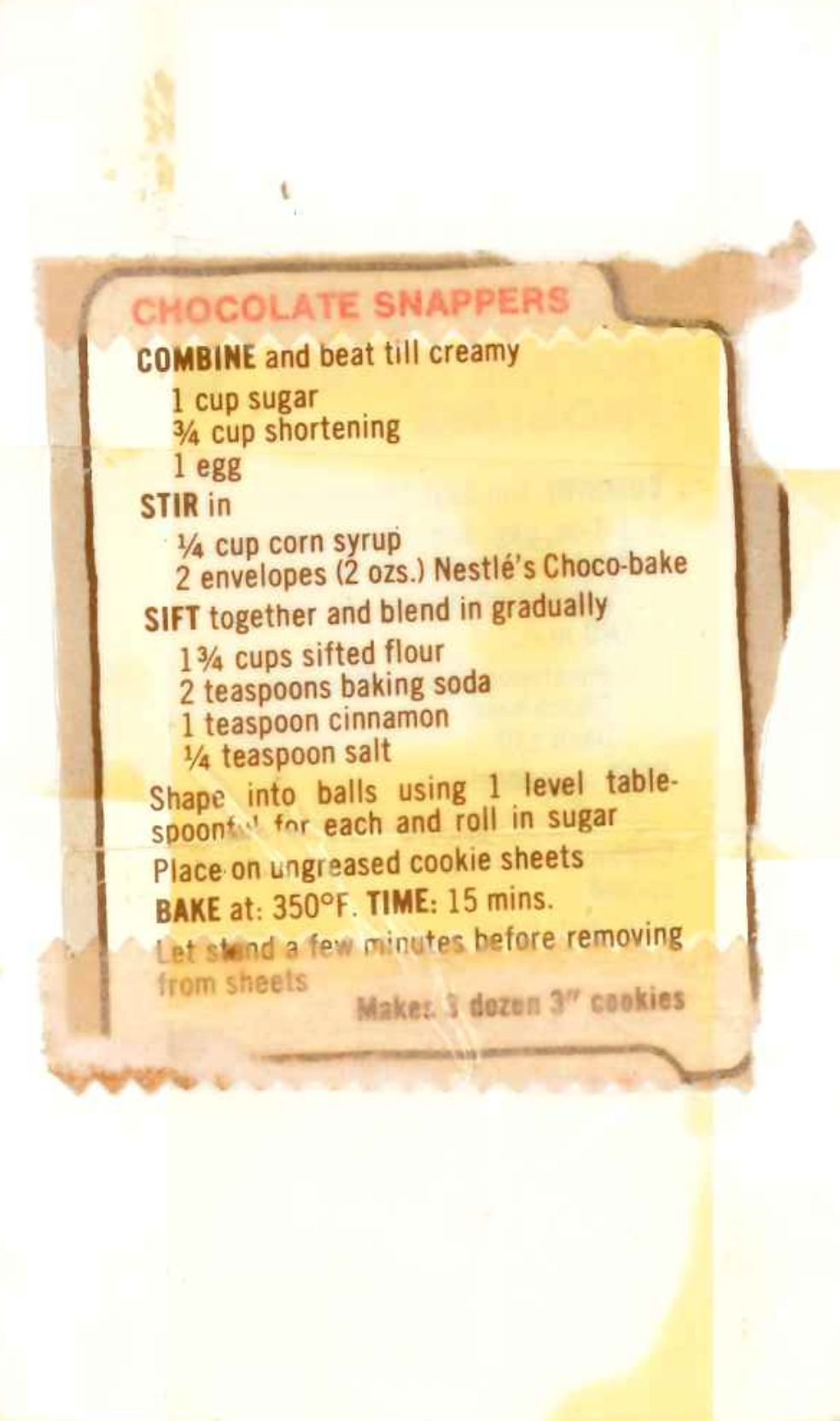 Recipe