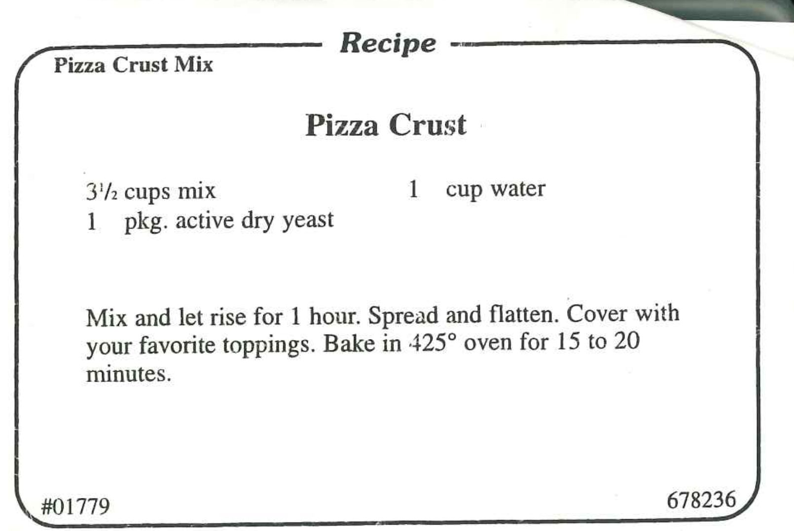 Recipe