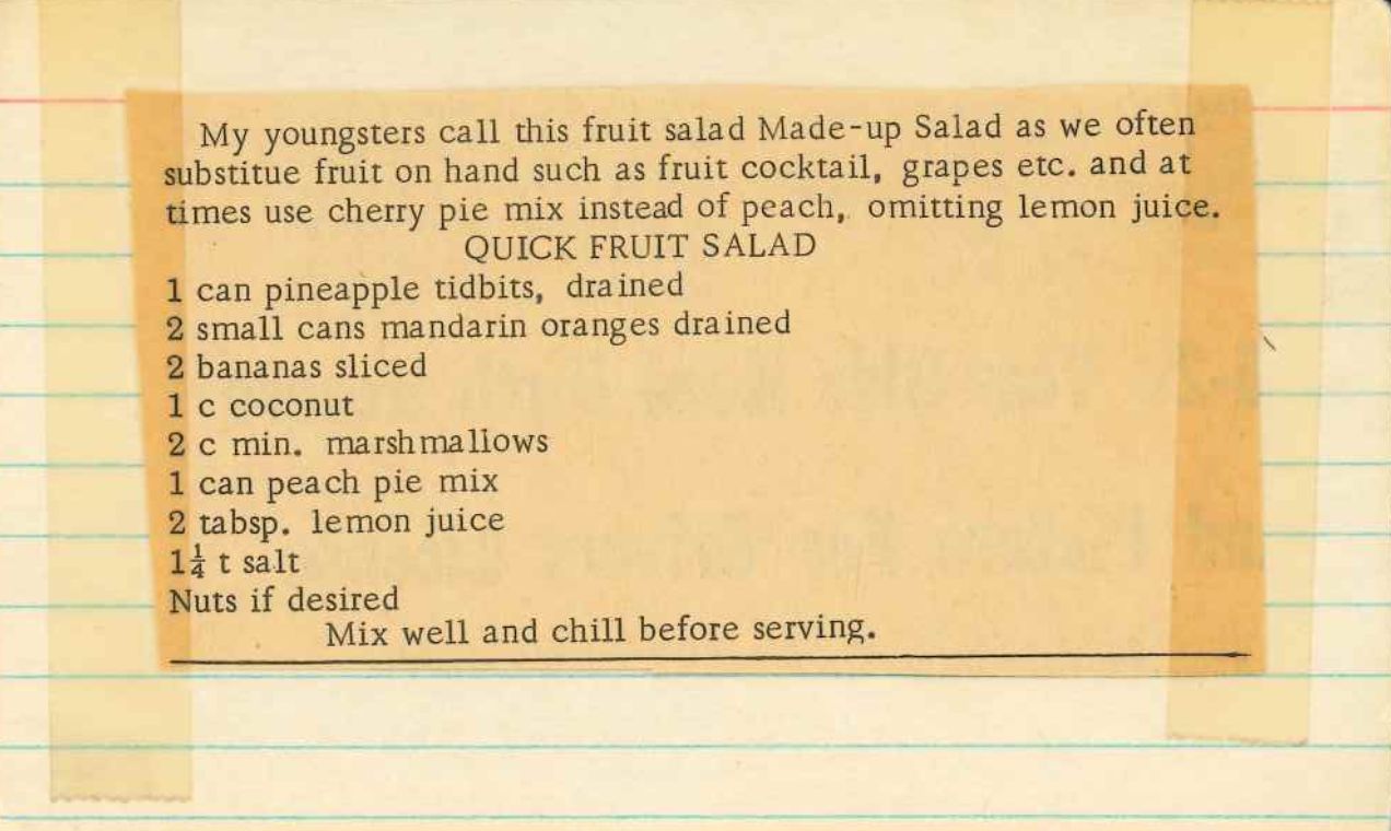 Recipe