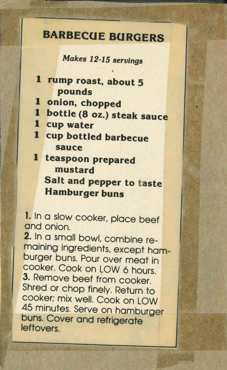 Recipe