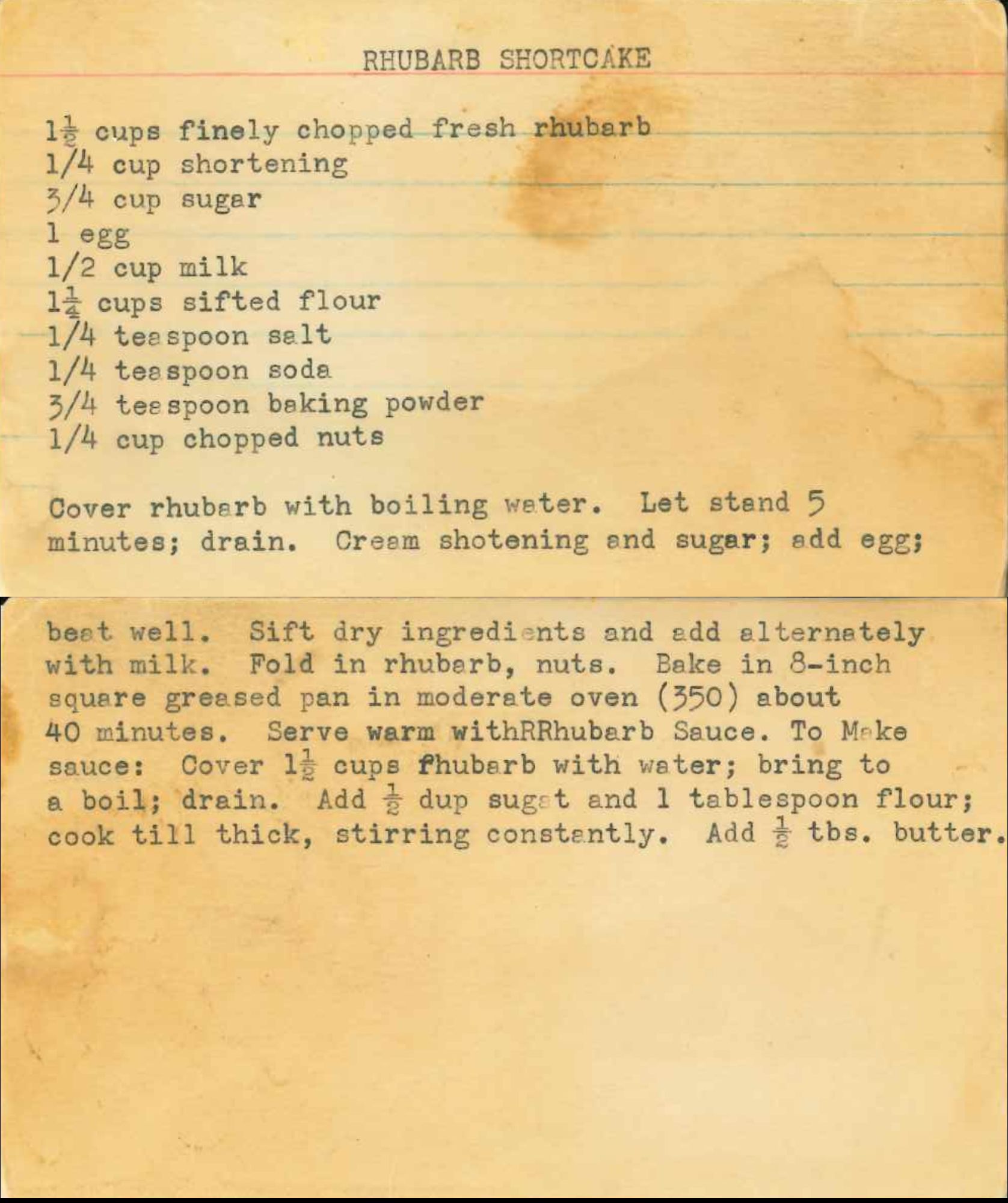 Recipe