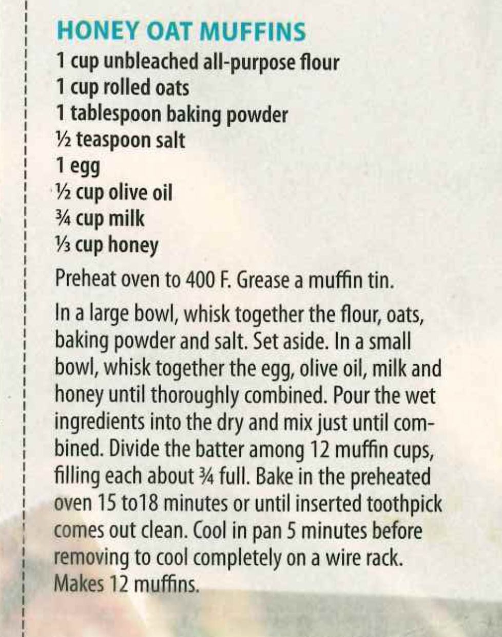 Recipe
