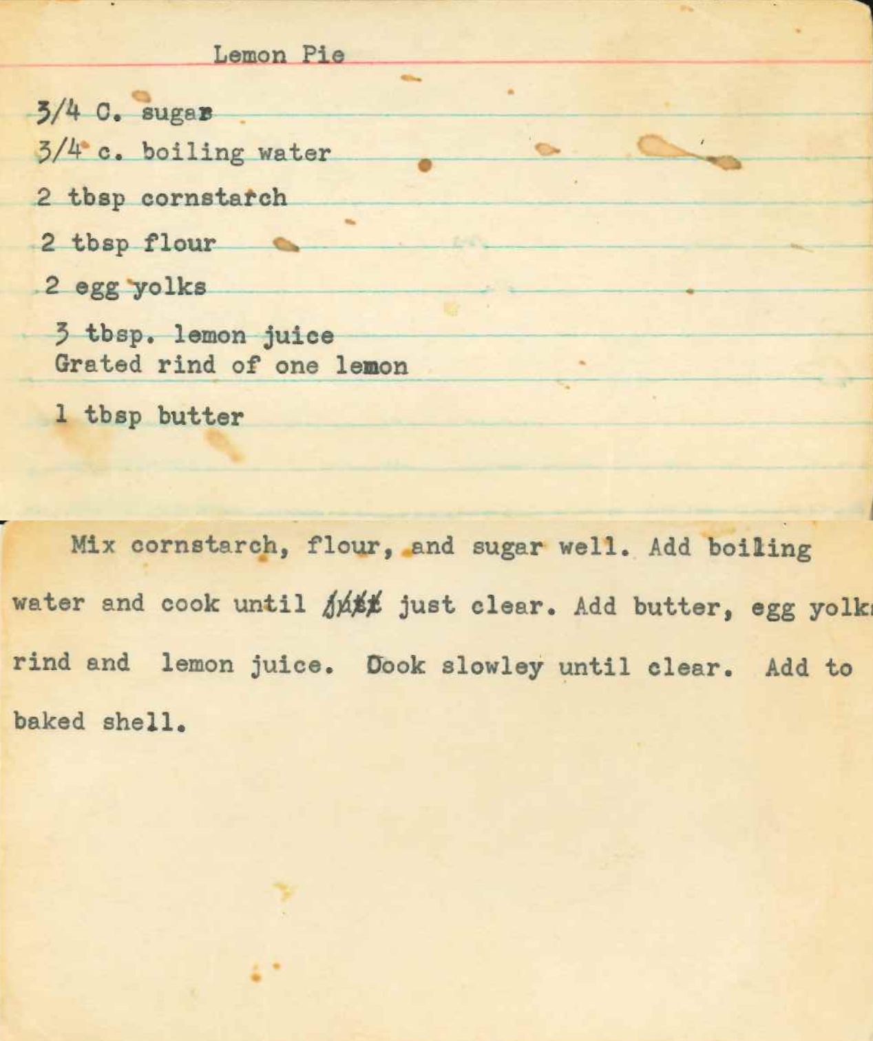 Recipe