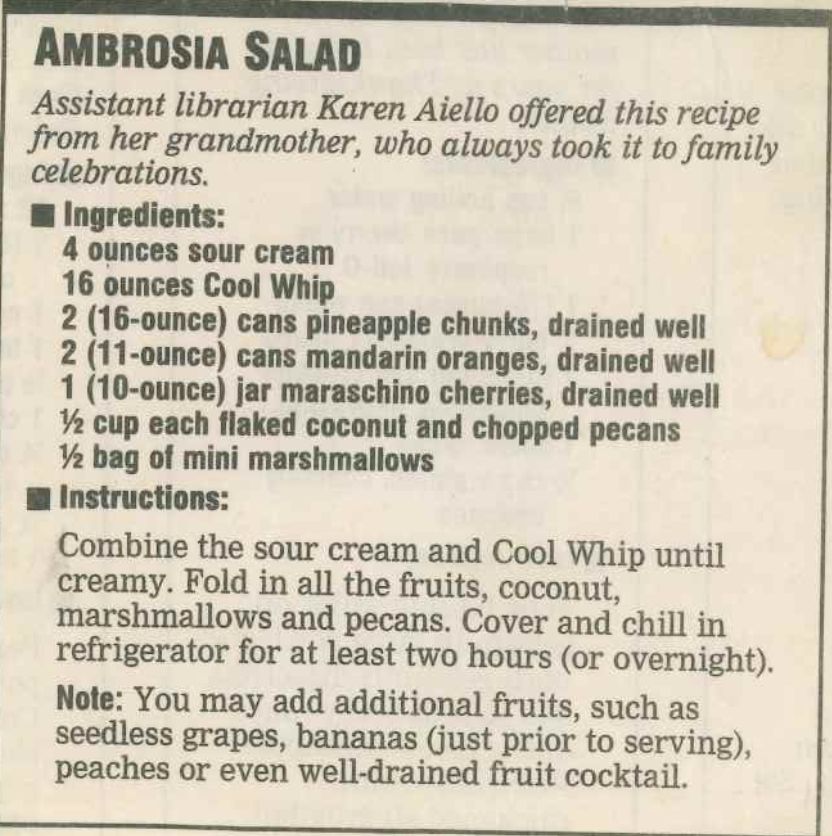 Recipe
